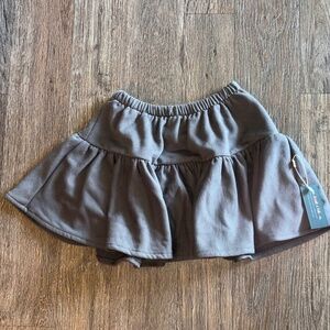 NEW Minimalist Folk Co. Gray size 10 girls mini skirt